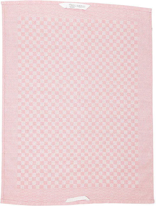 10 Stück Zwirn Geschirrtücher Set - Rosa  50x70 cm