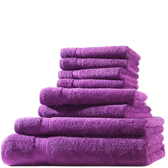 XL 8tlg. Set Handtücher | 500 g/m² | 100 % Baumwolle