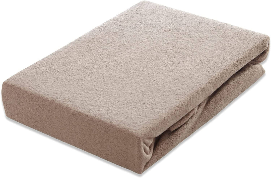 Boxspringbett Spannbettlaken "Winterflausch" 180 - 200x220 + 40 cm