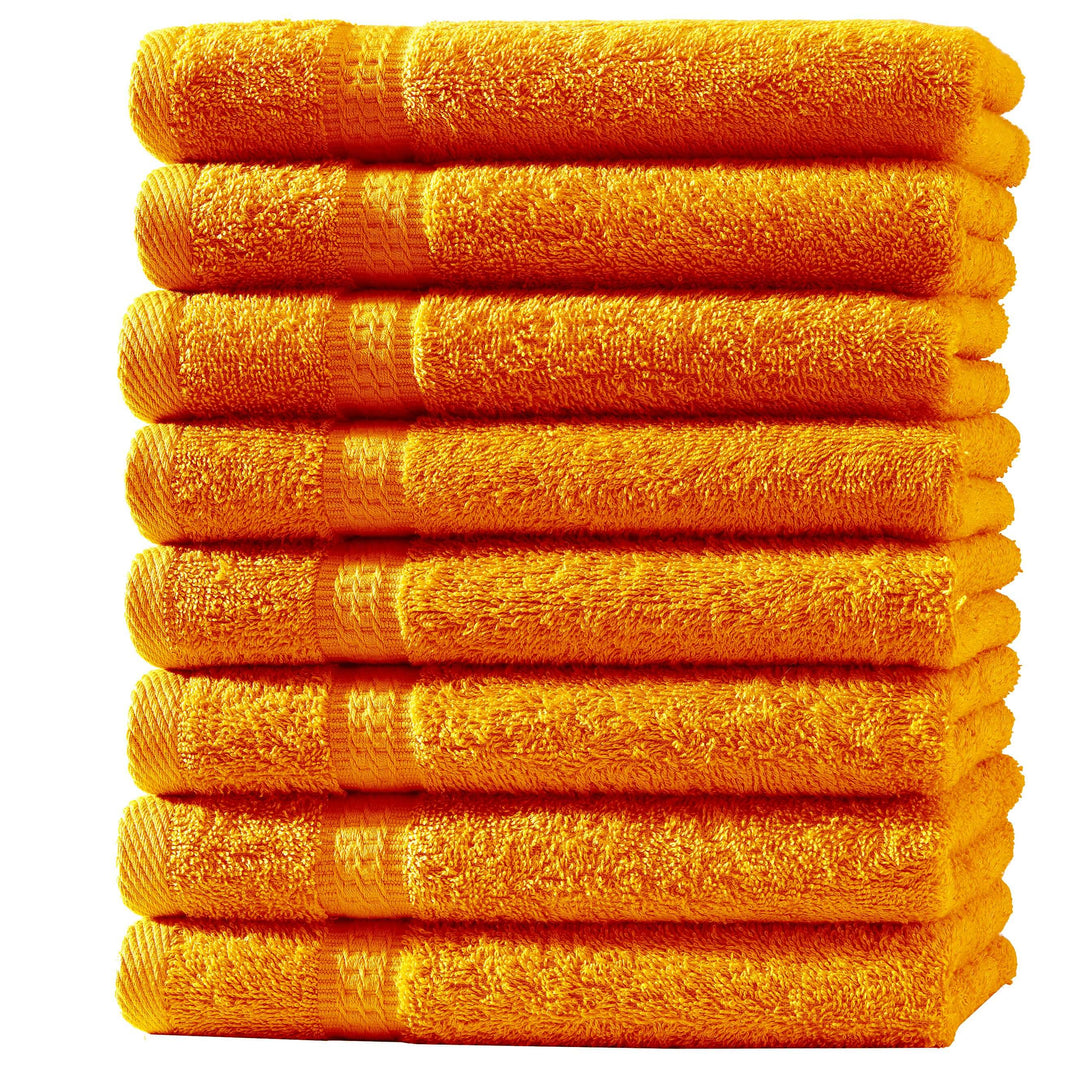 8er Set Gästetücher | 500 g/m² | 100 % Baumwolle