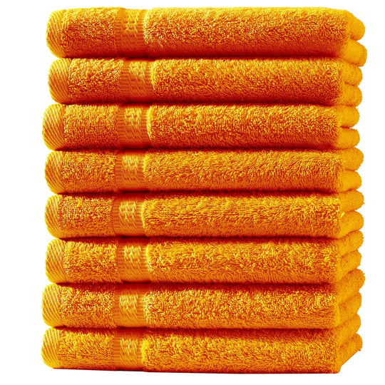8er Set Gästetücher | 500 g/m² | 100 % Baumwolle