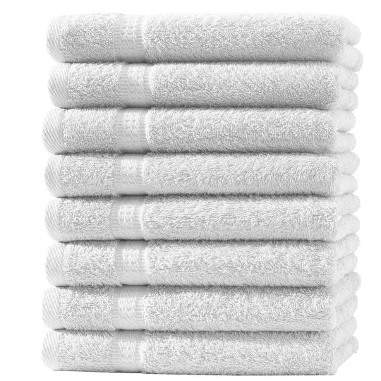 8er Set Gästetücher | 500 g/m² | 100 % Baumwolle
