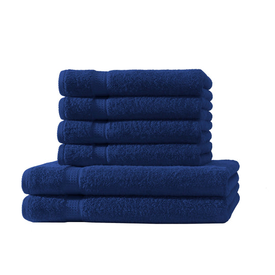 2er Set Duschtücher &amp; 4er Set Handtücher | 500 g/m² | 100 % Baumwolle