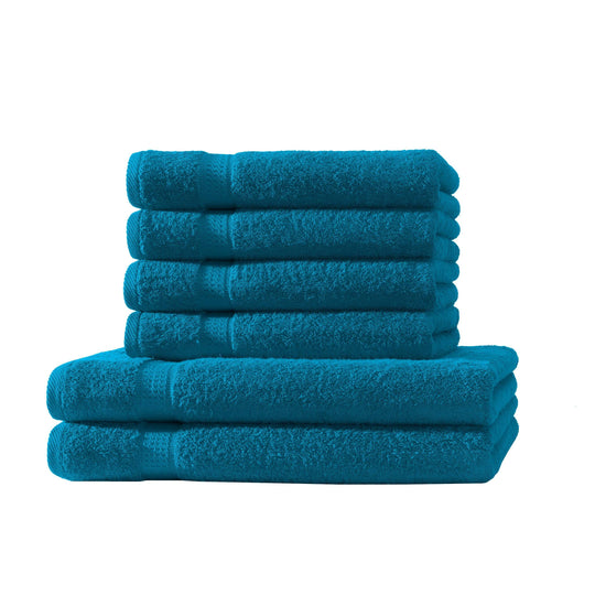 2er Set Duschtücher &amp; 4er Set Handtücher | 500 g/m² | 100 % Baumwolle