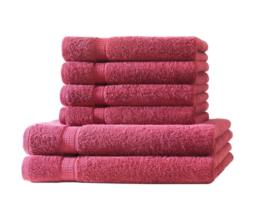 2er Set Duschtücher &amp; 4er Set Handtücher | 500 g/m² | 100 % Baumwolle