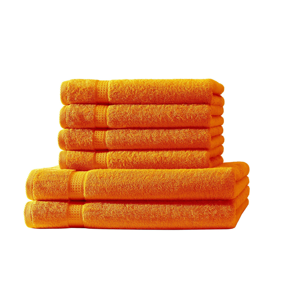2er Set Duschtücher &amp; 4er Set Handtücher | 500 g/m² | 100 % Baumwolle
