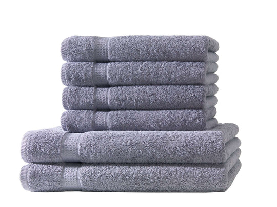 2er Set Duschtücher &amp; 4er Set Handtücher | 500 g/m² | 100 % Baumwolle