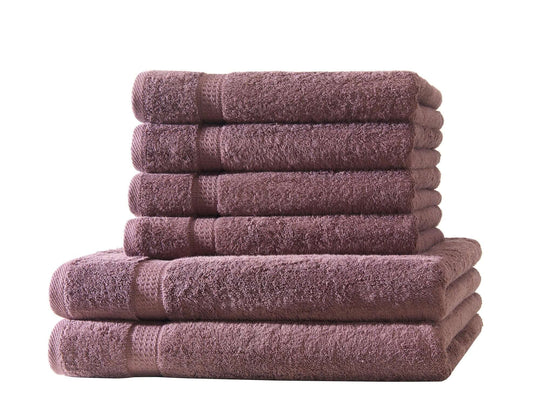 2er Set Duschtücher &amp; 4er Set Handtücher | 500 g/m² | 100 % Baumwolle
