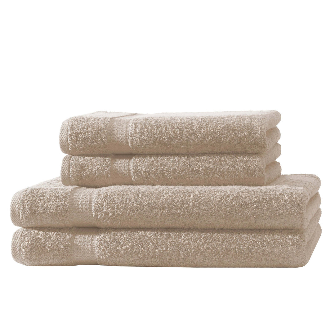 2er Set Duschtücher &amp; 2er Set Handtücher | 500 g/m² | 100 % Baumwolle