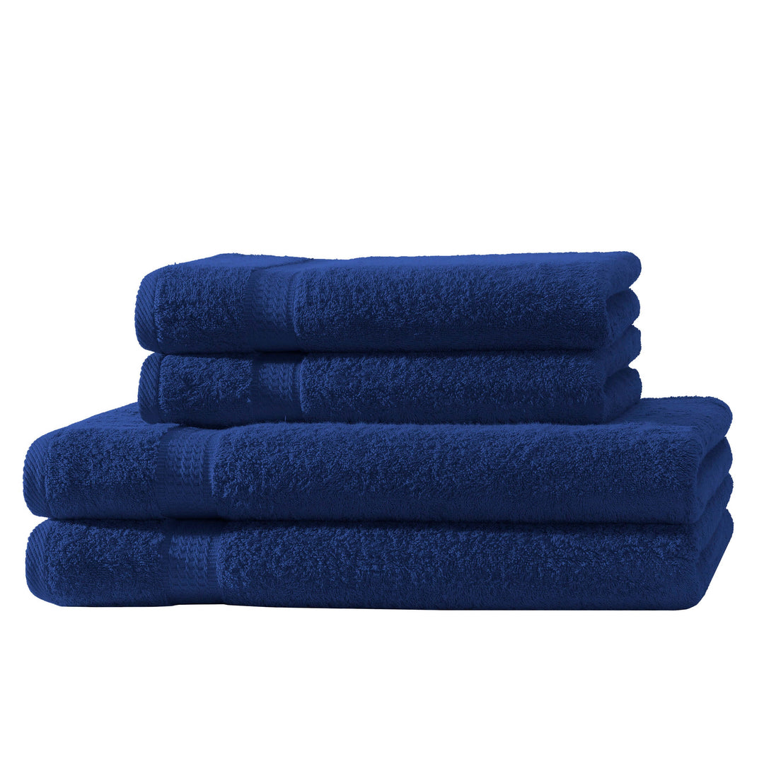 2er Set Duschtücher &amp; 2er Set Handtücher | 500 g/m² | 100 % Baumwolle