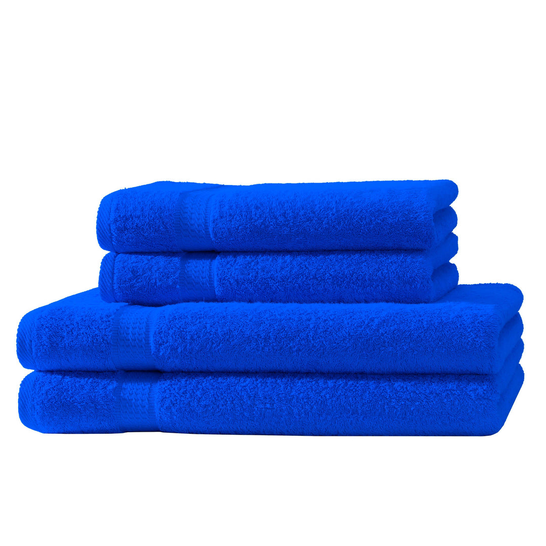 2er Set Duschtücher &amp; 2er Set Handtücher | 500 g/m² | 100 % Baumwolle