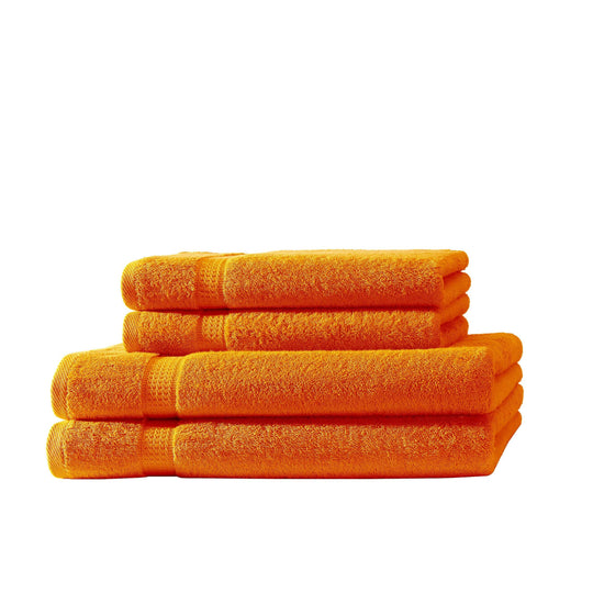 2er Set Duschtücher &amp; 2er Set Handtücher | 500 g/m² | 100 % Baumwolle