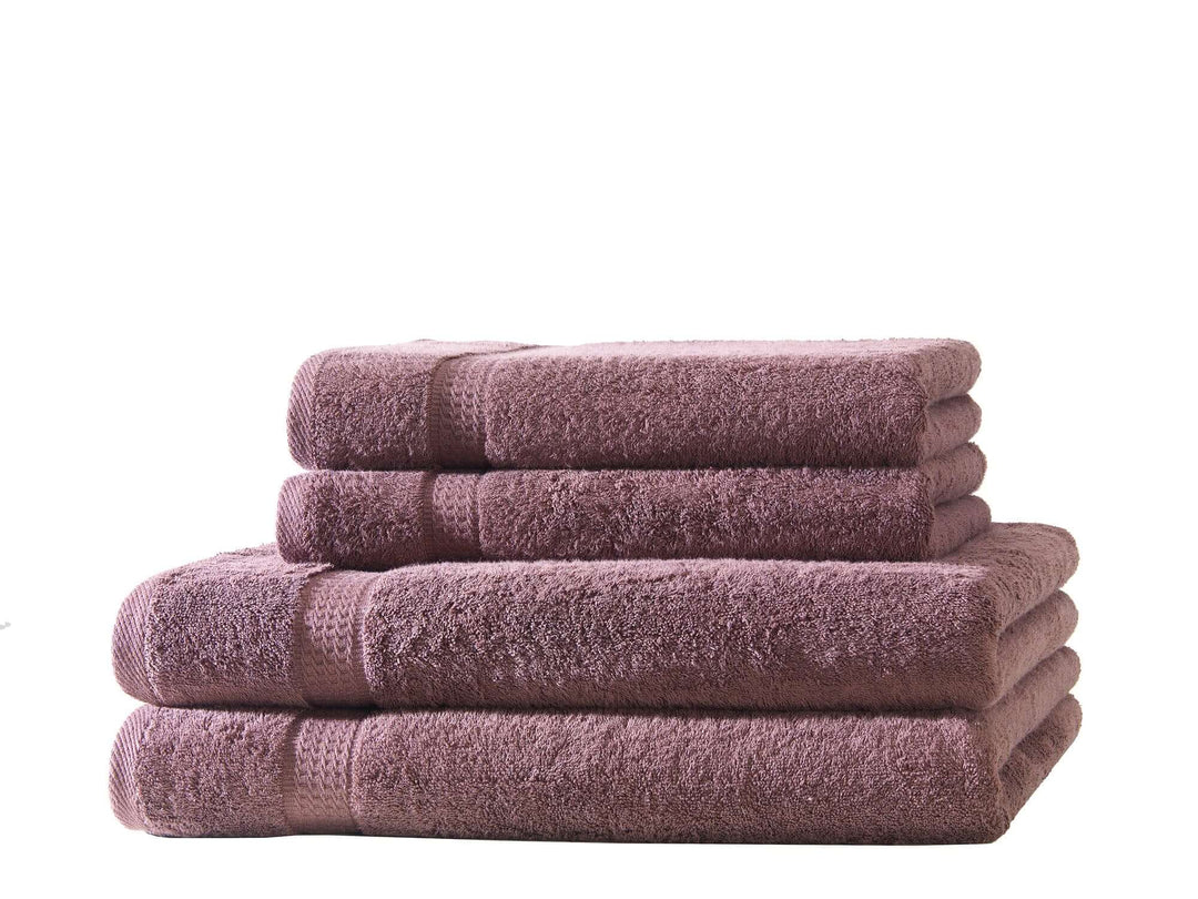 2er Set Duschtücher &amp; 2er Set Handtücher | 500 g/m² | 100 % Baumwolle